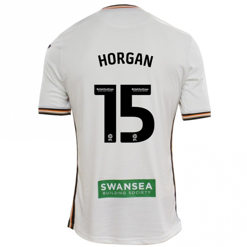 Niño Fútbol Camiseta Gwenan Horgan #15 Blanco 1ª Equipación 2024/25 México