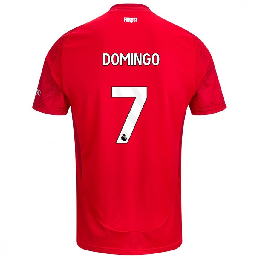 Niño Fútbol Camiseta Sophie Domingo #7 Rojo Blanco 1ª Equipación 2024/25 México