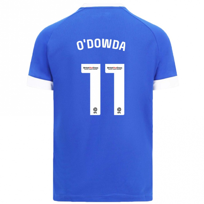 Niño Fútbol Camiseta Callum O'dowda #11 Azul Cielo 1ª Equipación 2024/25 México