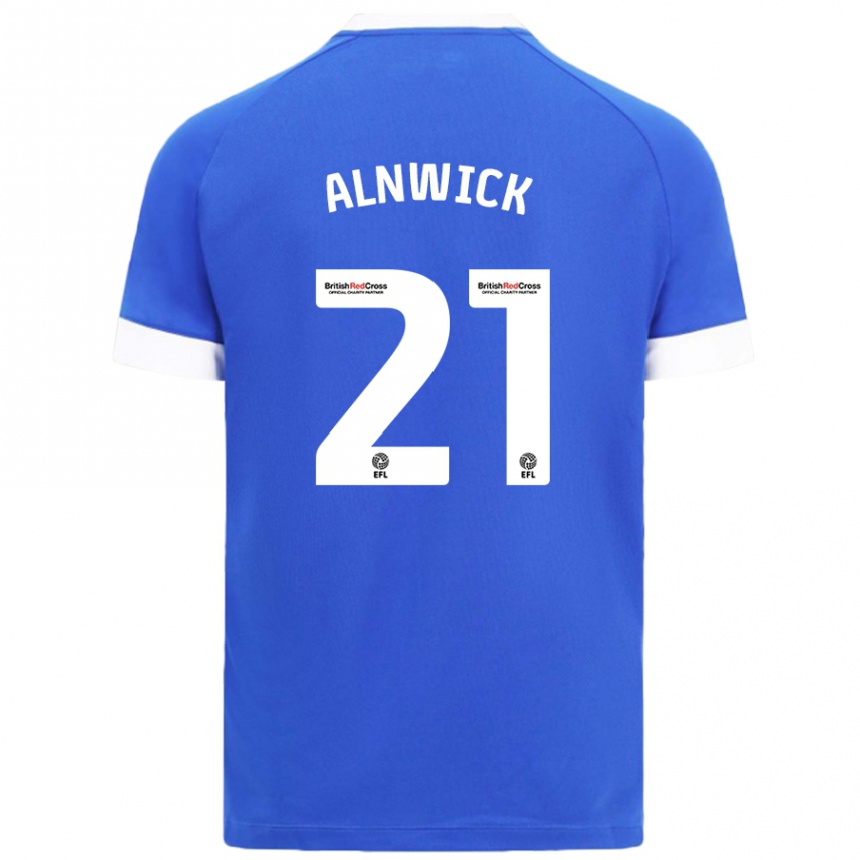 Niño Fútbol Camiseta Jak Alnwick #21 Azul Cielo 1ª Equipación 2024/25 México