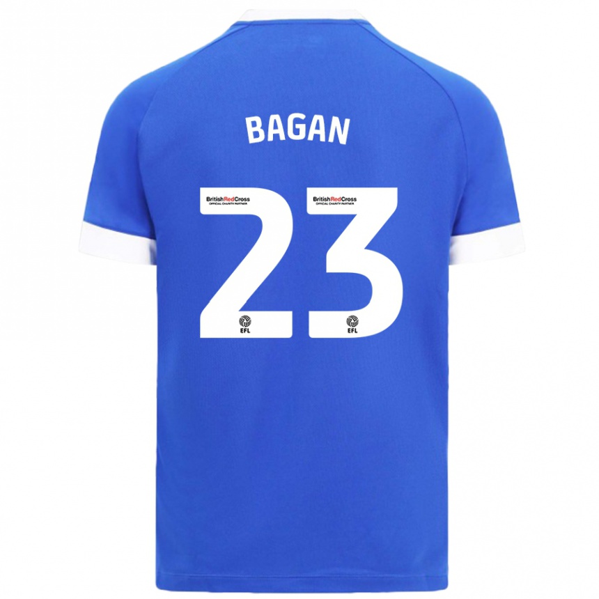 Niño Fútbol Camiseta Joel Bagan #23 Azul Cielo 1ª Equipación 2024/25 México