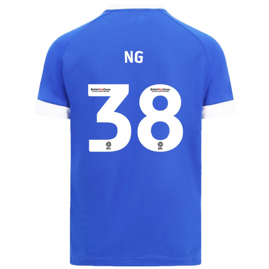 Niño Fútbol Camiseta Perry Ng #38 Azul Cielo 1ª Equipación 2024/25 México