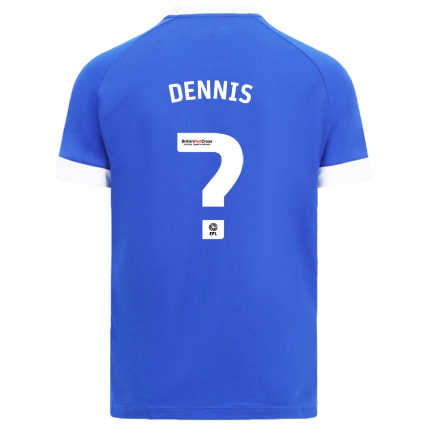 Niño Fútbol Camiseta Jake Dennis #0 Azul Cielo 1ª Equipación 2024/25 México