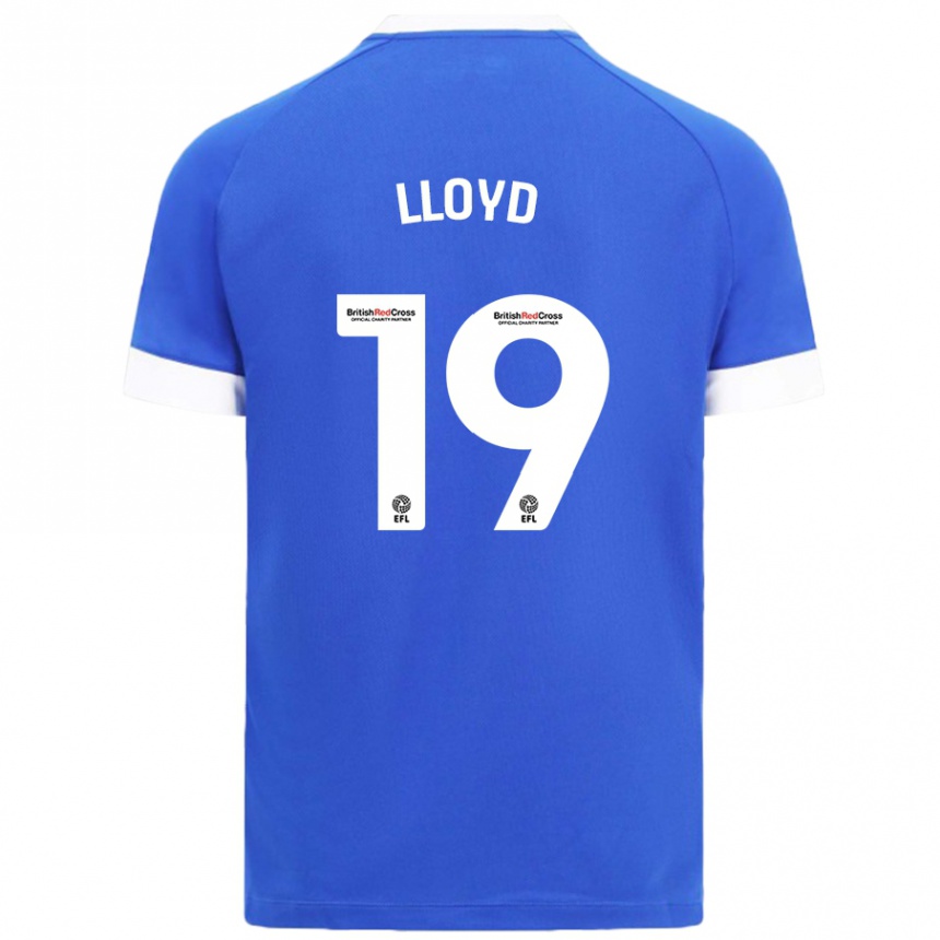 Niño Fútbol Camiseta Madison Lloyd #19 Azul Cielo 1ª Equipación 2024/25 México