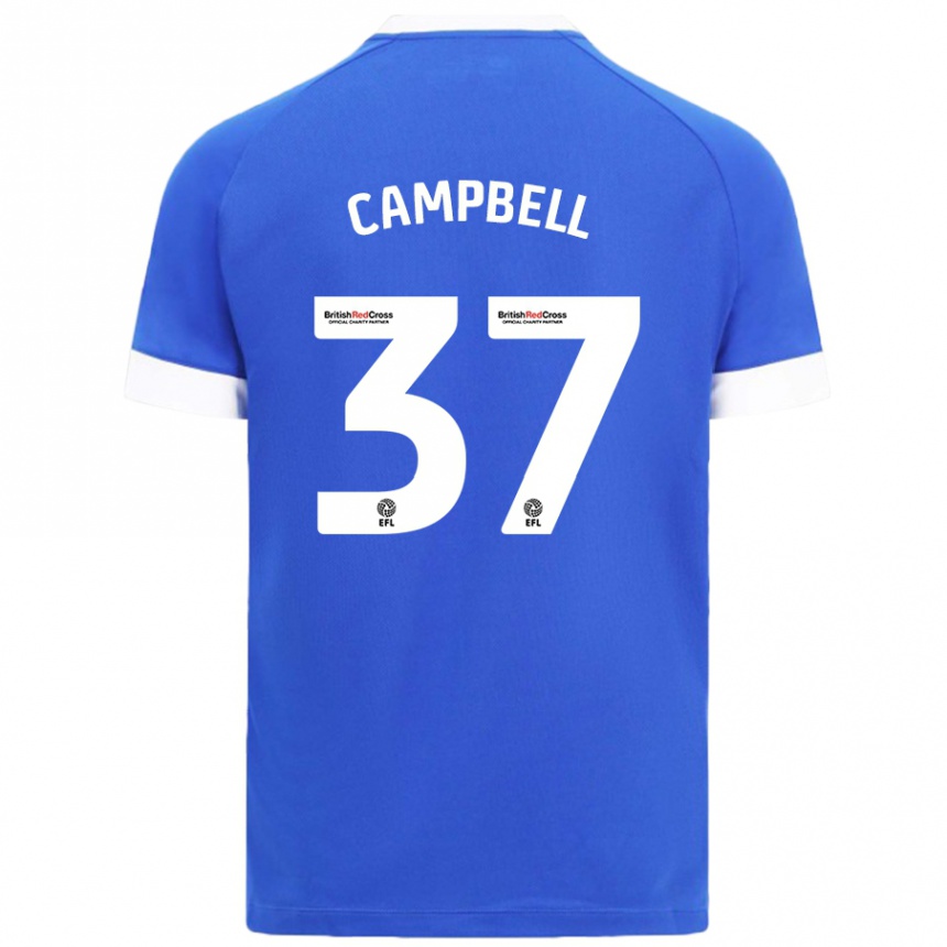 Niño Fútbol Camiseta Vontae Daley-Campbell #37 Azul Cielo 1ª Equipación 2024/25 México