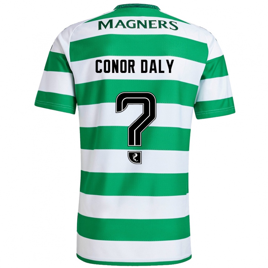 Niño Fútbol Camiseta Conor Daly #0 Verde Blanco 1ª Equipación 2024/25 México