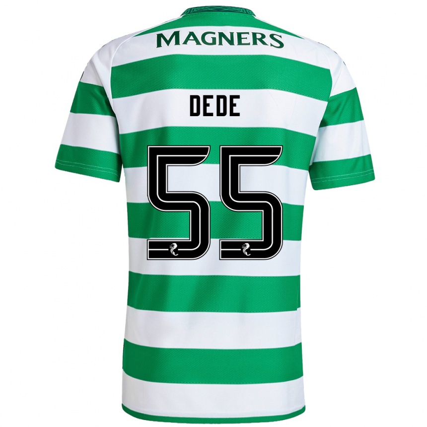 Niño Fútbol Camiseta Josh Dede #55 Verde Blanco 1ª Equipación 2024/25 México