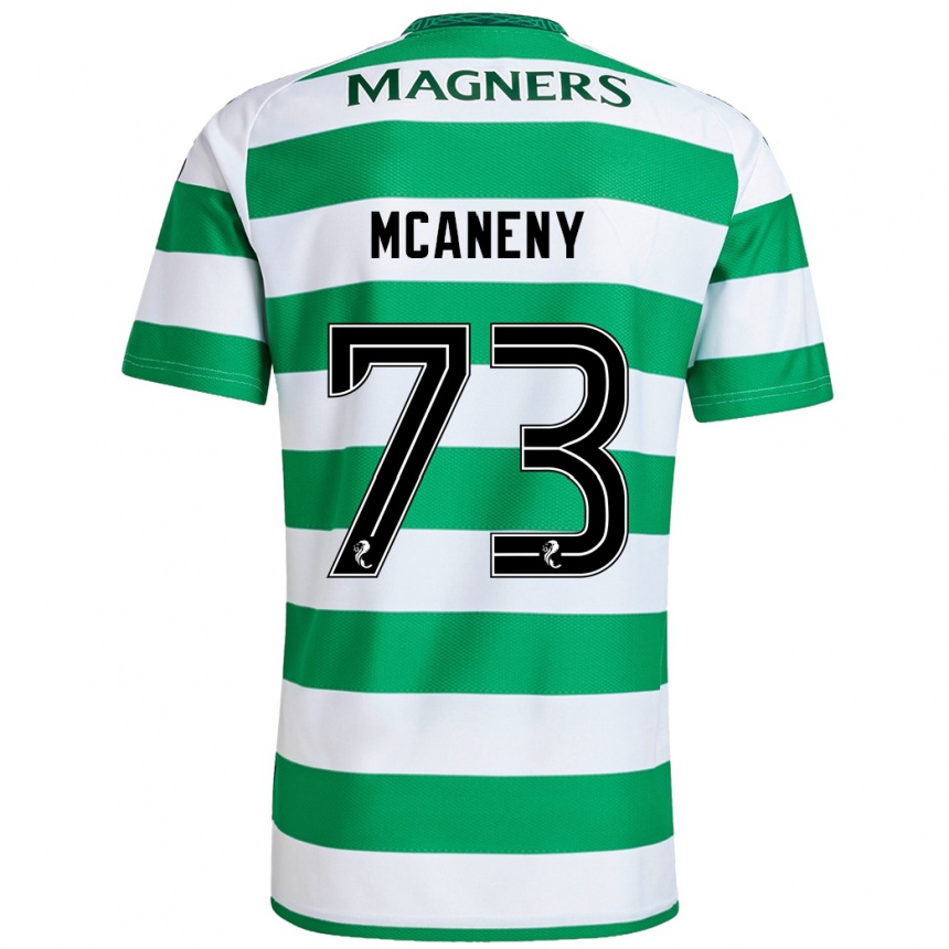 Niño Fútbol Camiseta Maria Mcaneny #73 Verde Blanco 1ª Equipación 2024/25 México