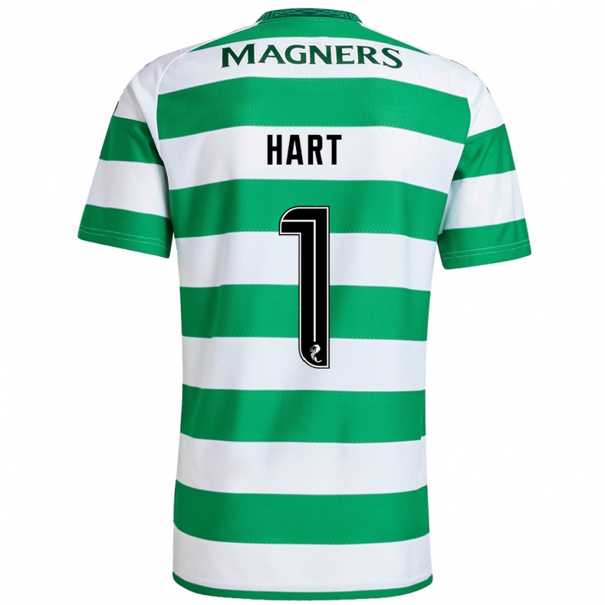 Niño Fútbol Camiseta Joe Hart #1 Verde Blanco 1ª Equipación 2024/25 México