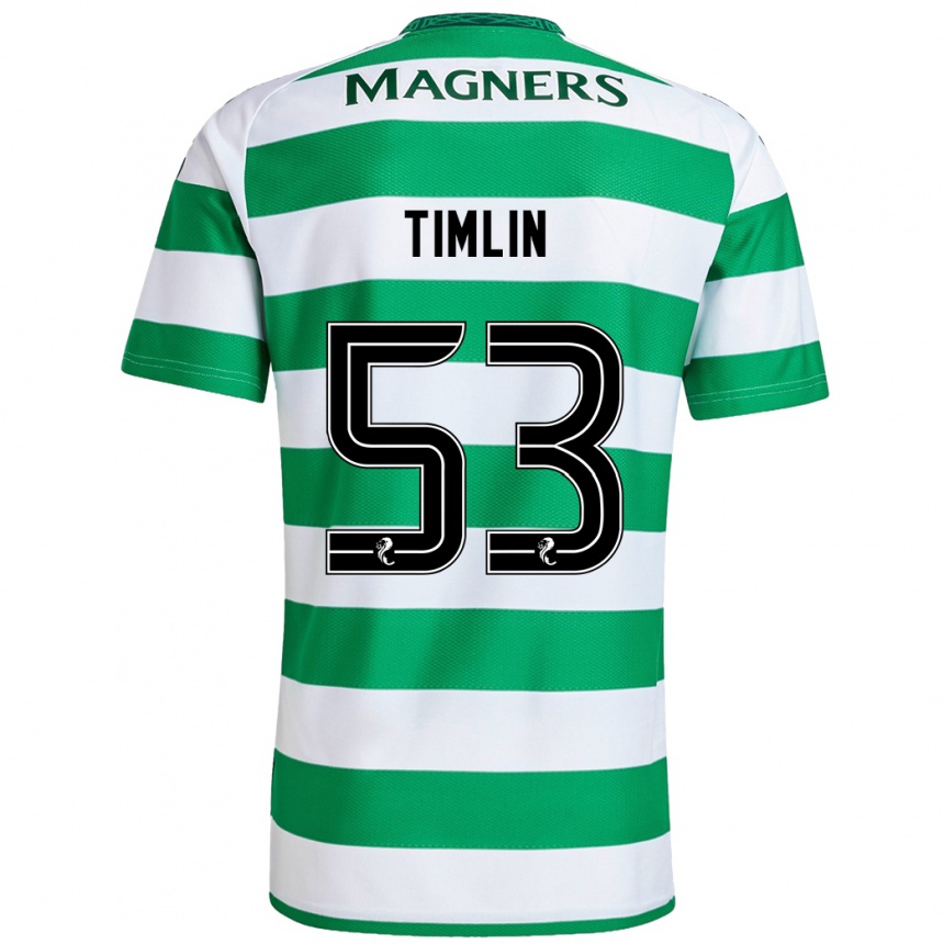 Niño Fútbol Camiseta Sophie Timlin #53 Verde Blanco 1ª Equipación 2024/25 México