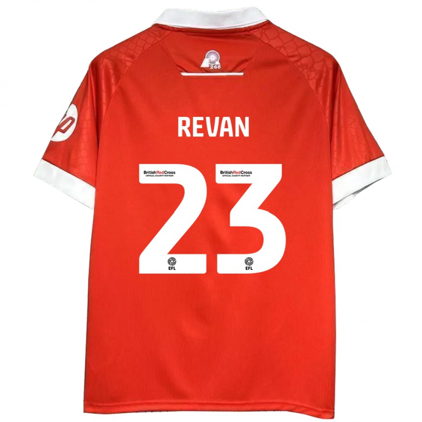 Niño Fútbol Camiseta Sebastian Revan #23 Rojo Blanco 1ª Equipación 2024/25 México