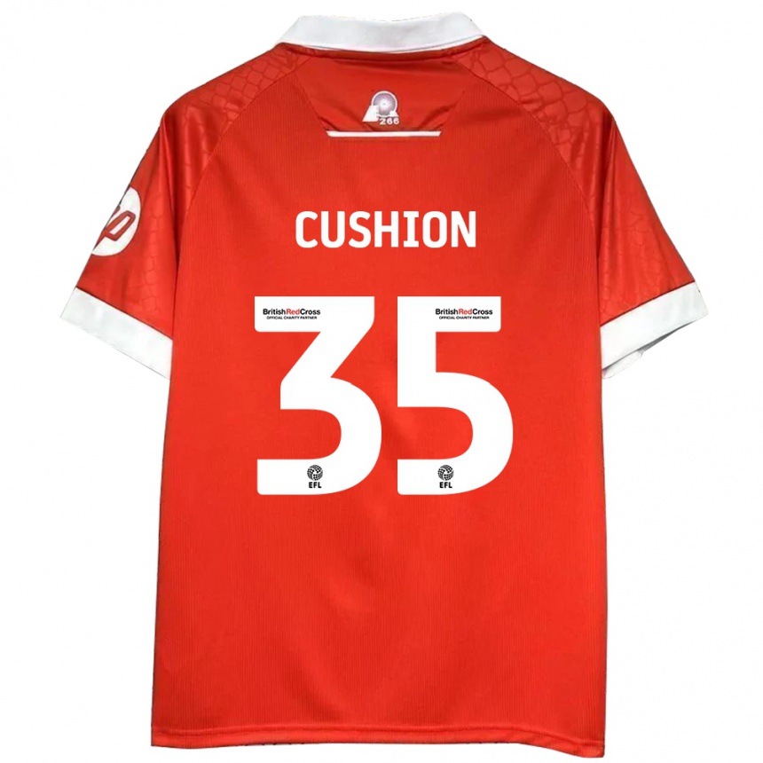 Niño Fútbol Camiseta Owen Cushion #35 Rojo Blanco 1ª Equipación 2024/25 México