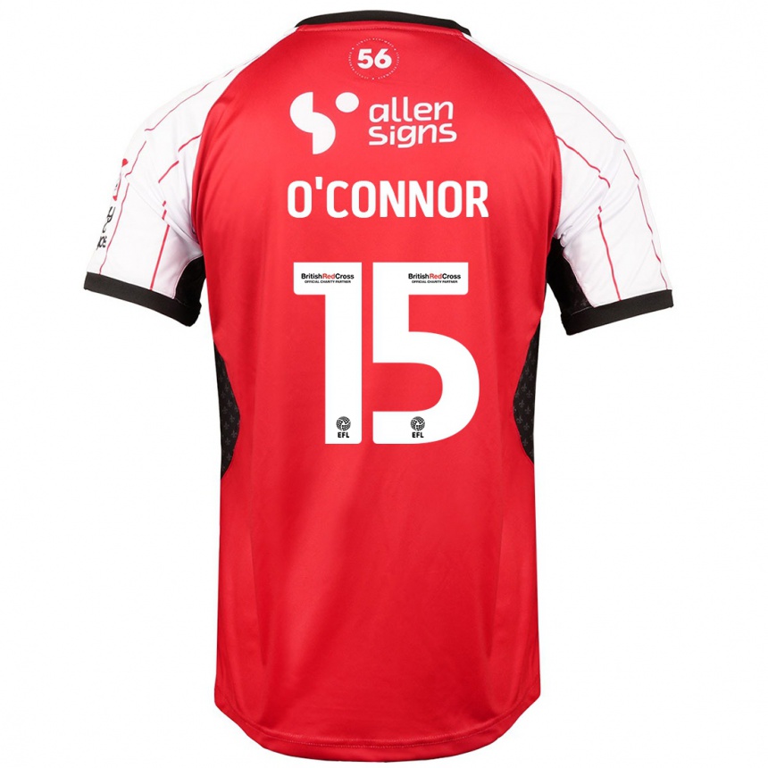 Niño Fútbol Camiseta Paudie O'connor #15 Blanco 1ª Equipación 2024/25 México