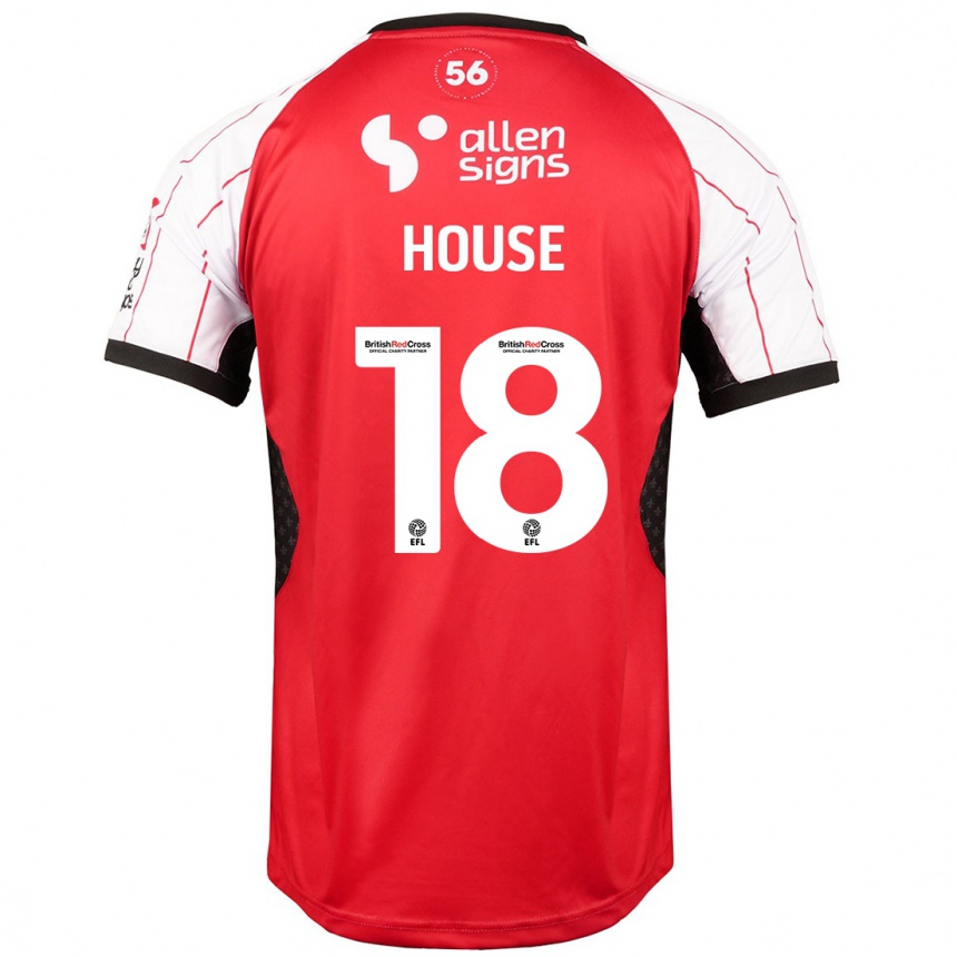 Niño Fútbol Camiseta Ben House #18 Blanco 1ª Equipación 2024/25 México