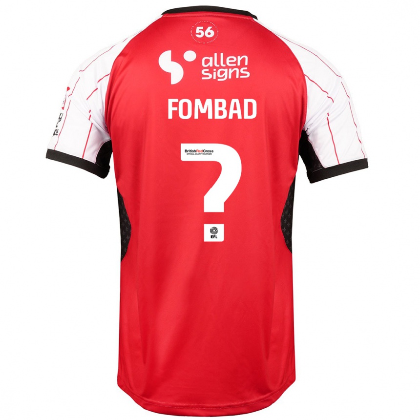 Niño Fútbol Camiseta Kelly Fombad #0 Blanco 1ª Equipación 2024/25 México