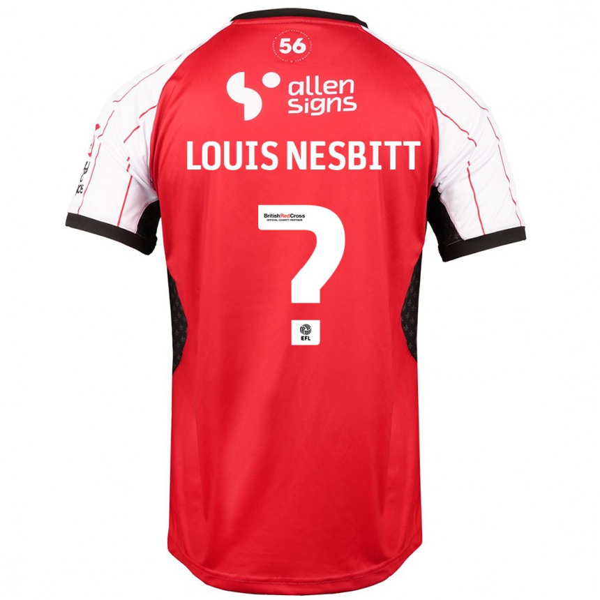 Niño Fútbol Camiseta Louis Nesbitt #0 Blanco 1ª Equipación 2024/25 México