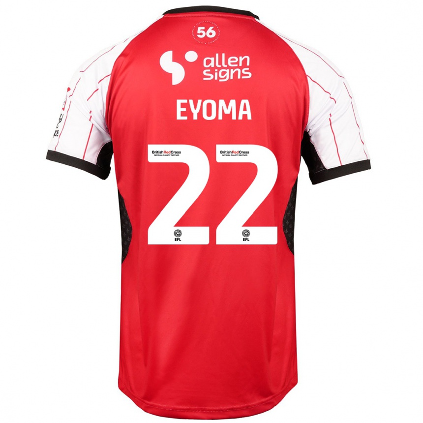 Niño Fútbol Camiseta Timothy Eyoma #22 Blanco 1ª Equipación 2024/25 México