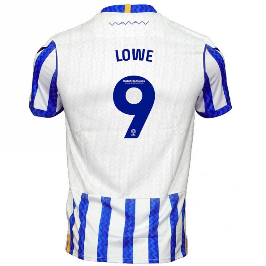 Niño Fútbol Camiseta Jamal Lowe #9 Azul Blanco 1ª Equipación 2024/25 México