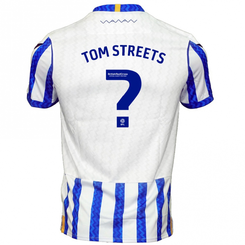 Niño Fútbol Camiseta Tom Streets #0 Azul Blanco 1ª Equipación 2024/25 México