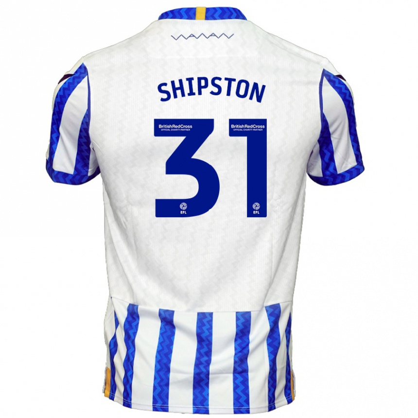 Niño Fútbol Camiseta Rio Shipston #31 Azul Blanco 1ª Equipación 2024/25 México