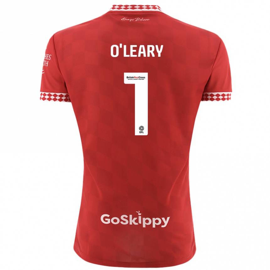 Niño Fútbol Camiseta Max O'leary #1 Rojo 1ª Equipación 2024/25 México