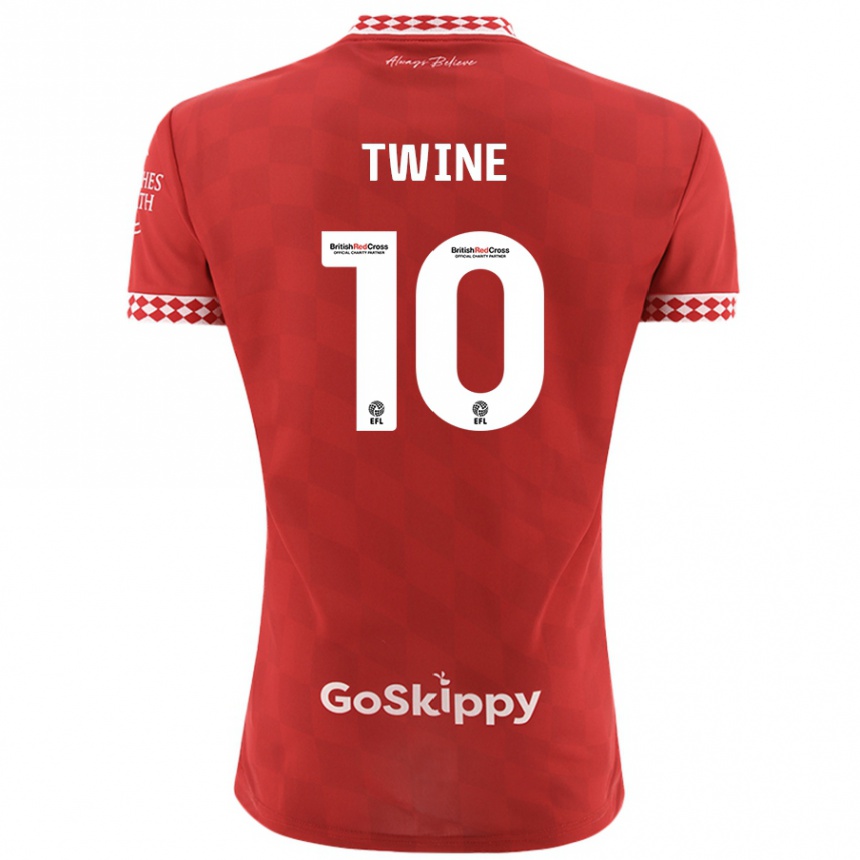 Niño Fútbol Camiseta Scott Twine #10 Rojo 1ª Equipación 2024/25 México