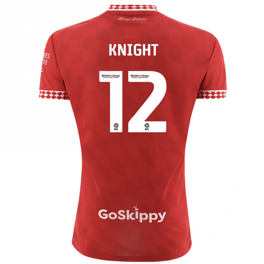 Niño Fútbol Camiseta Jason Knight #12 Rojo 1ª Equipación 2024/25 México