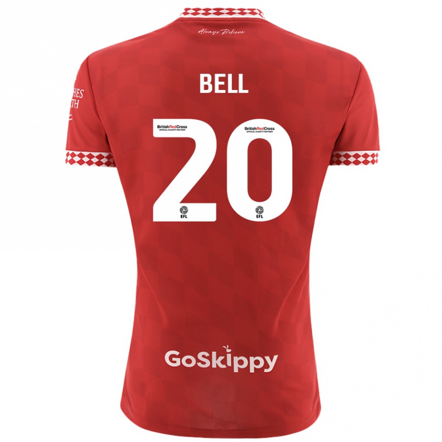 Niño Fútbol Camiseta Sam Bell #20 Rojo 1ª Equipación 2024/25 México