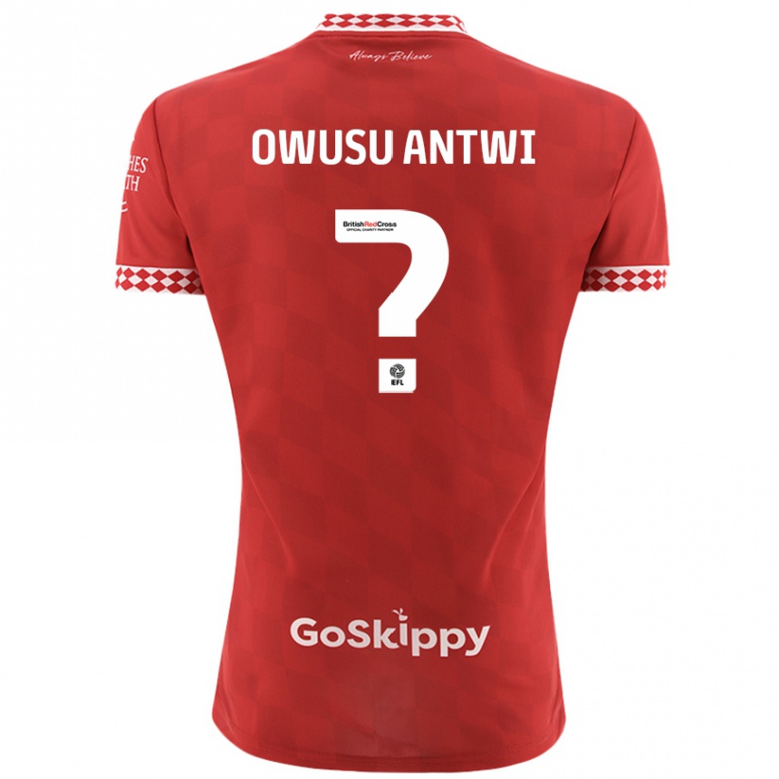 Niño Fútbol Camiseta Filbert Owusu-Antwi #0 Rojo 1ª Equipación 2024/25 México