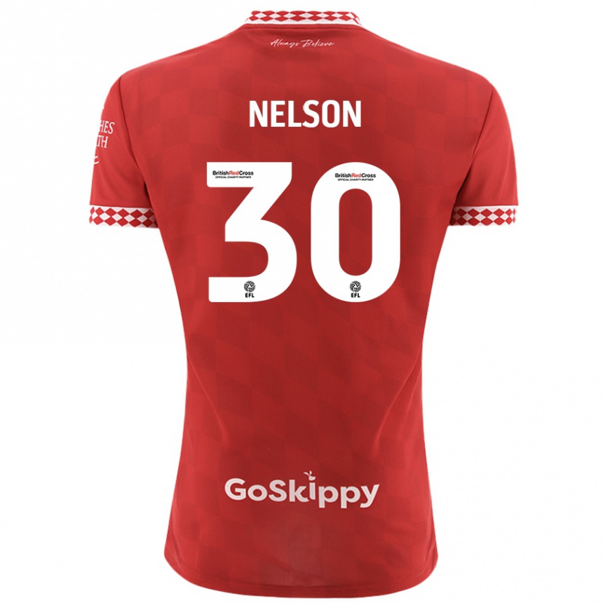 Niño Fútbol Camiseta Raekwon Nelson #30 Rojo 1ª Equipación 2024/25 México