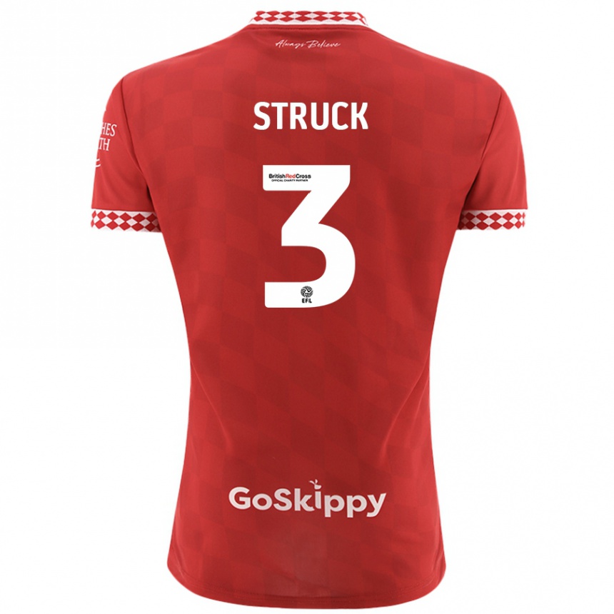 Niño Fútbol Camiseta Sille Struck #3 Rojo 1ª Equipación 2024/25 México