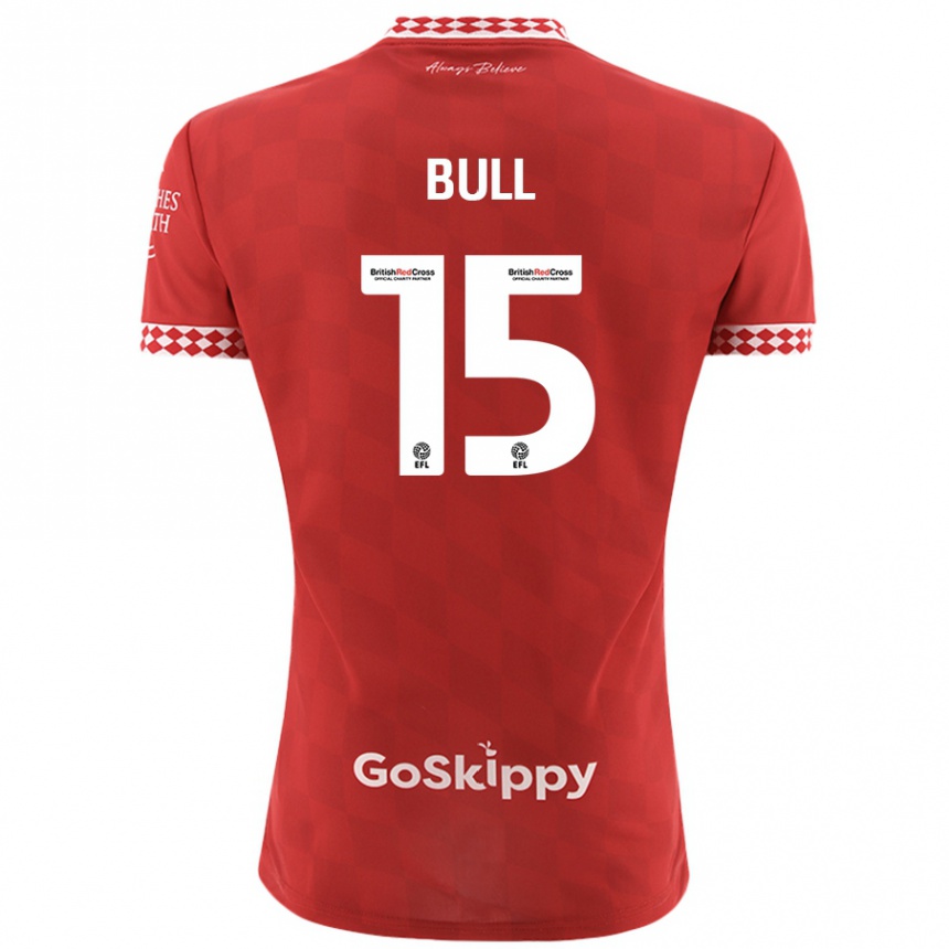 Niño Fútbol Camiseta Jasmine Bull #15 Rojo 1ª Equipación 2024/25 México