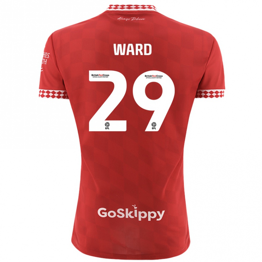 Niño Fútbol Camiseta Mari Ward #29 Rojo 1ª Equipación 2024/25 México