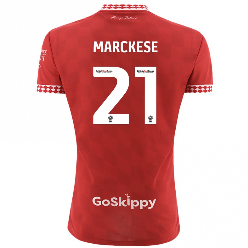 Niño Fútbol Camiseta Kaylan Marckese #21 Rojo 1ª Equipación 2024/25 México