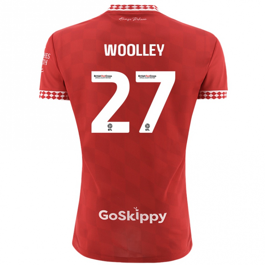 Niño Fútbol Camiseta Jesse Woolley #27 Rojo 1ª Equipación 2024/25 México