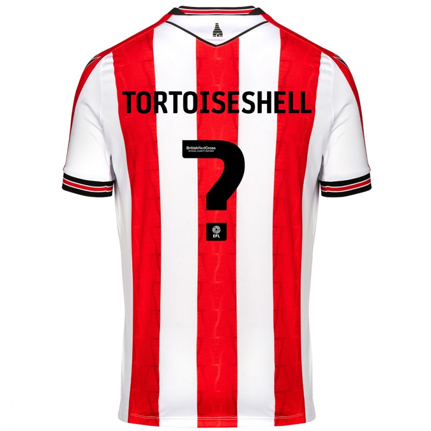 Niño Fútbol Camiseta Jenson Tortoiseshell #0 Rojo Blanco 1ª Equipación 2024/25 México