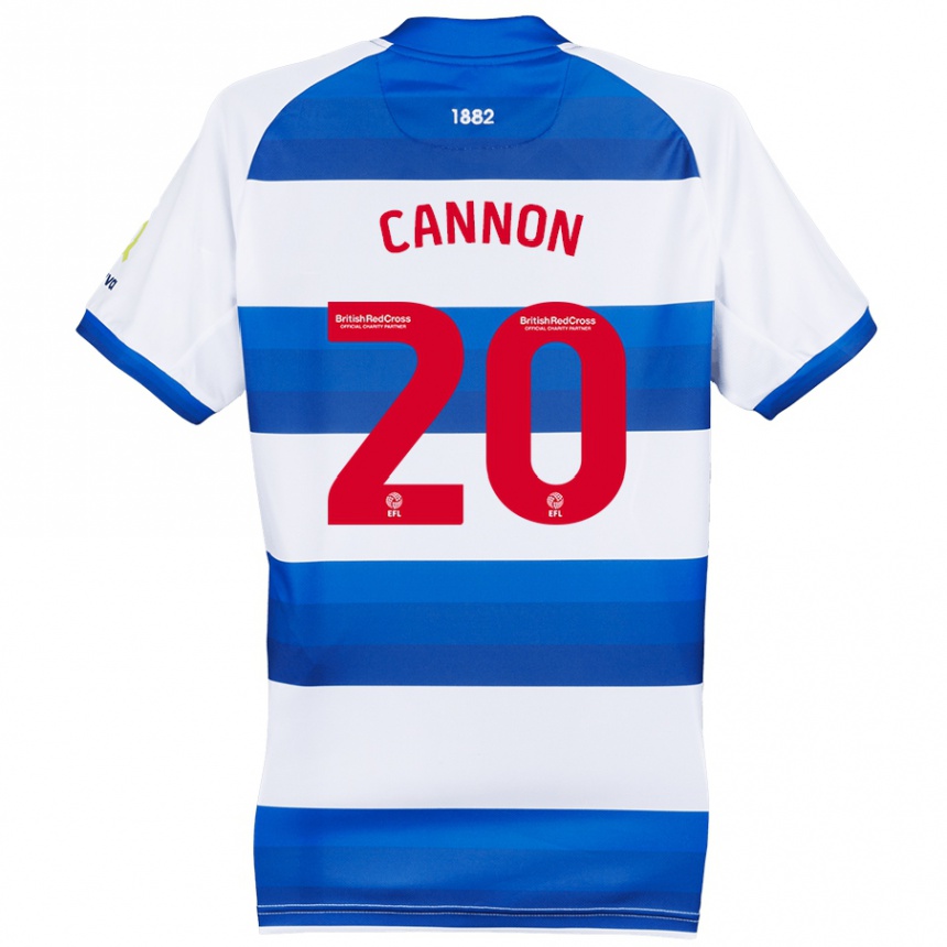 Niño Fútbol Camiseta Reggie Cannon #20 Blanco Azul 1ª Equipación 2024/25 México