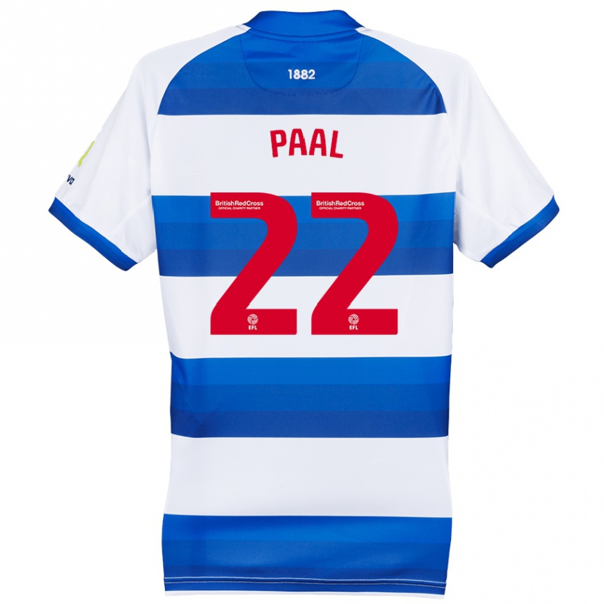 Niño Fútbol Camiseta Kenneth Paal #22 Blanco Azul 1ª Equipación 2024/25 México