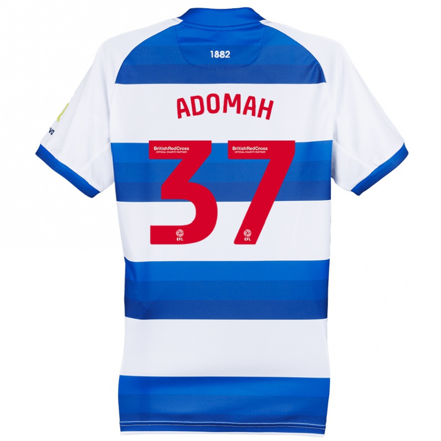 Niño Fútbol Camiseta Albert Adomah #37 Blanco Azul 1ª Equipación 2024/25 México