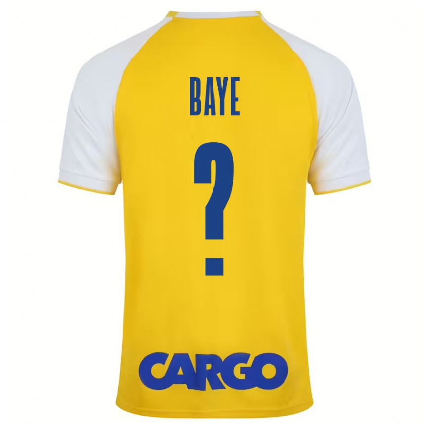 Niño Fútbol Camiseta Orel Baye #0 Amarillo Blanco 1ª Equipación 2024/25 México