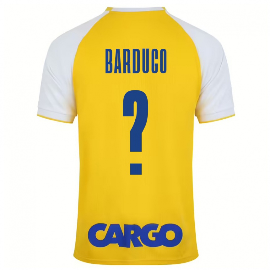 Niño Fútbol Camiseta Ori Bardugo #0 Amarillo Blanco 1ª Equipación 2024/25 México