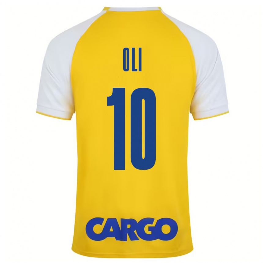 Niño Fútbol Camiseta Ido Oli #10 Amarillo Blanco 1ª Equipación 2024/25 México