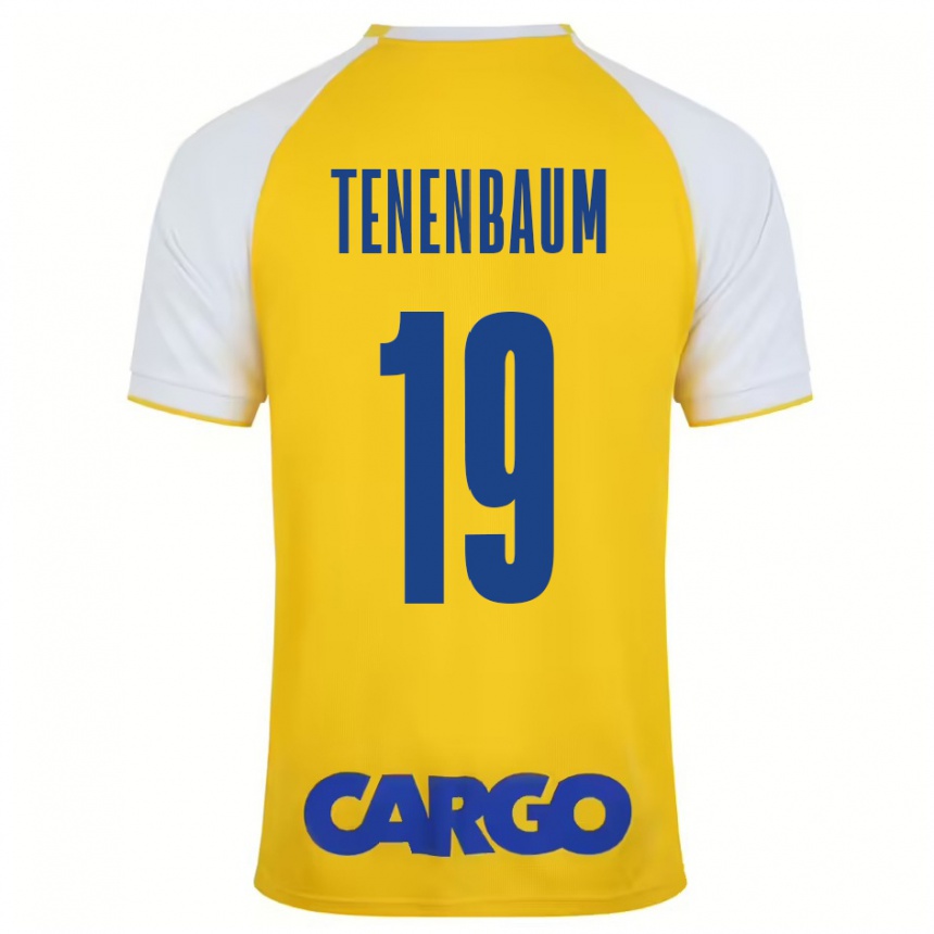 Niño Fútbol Camiseta Daniel Tenenbaum #19 Amarillo Blanco 1ª Equipación 2024/25 México