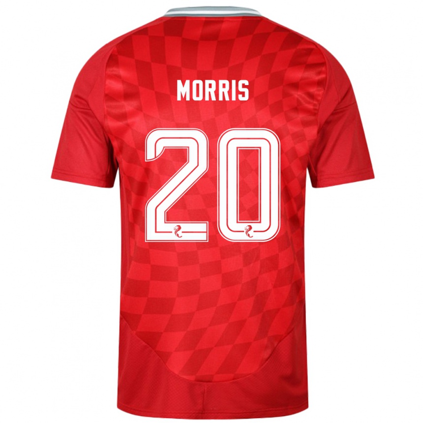 Niño Fútbol Camiseta Shayden Morris #20 Rojo 1ª Equipación 2024/25 México