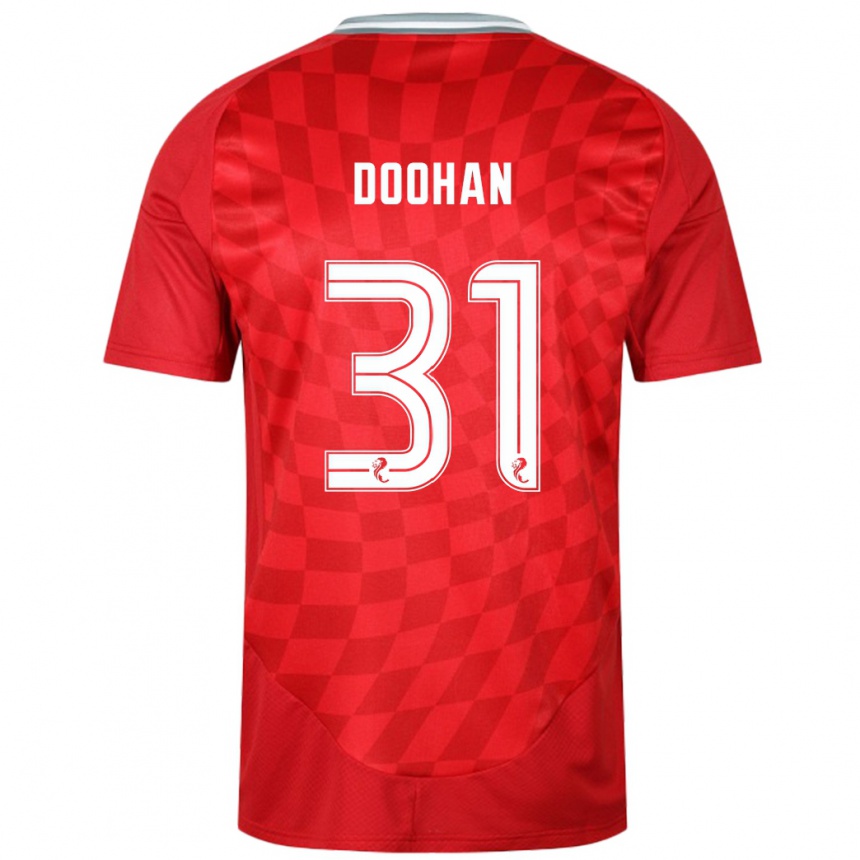 Niño Fútbol Camiseta Ross Doohan #31 Rojo 1ª Equipación 2024/25 México