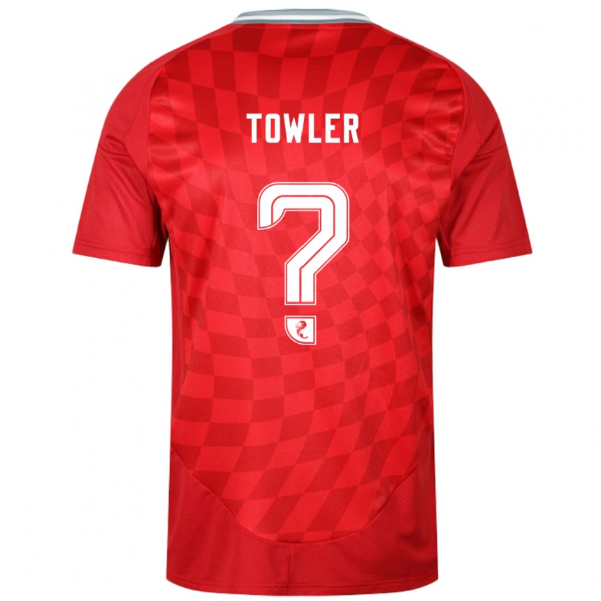 Niño Fútbol Camiseta Evan Towler #0 Rojo 1ª Equipación 2024/25 México