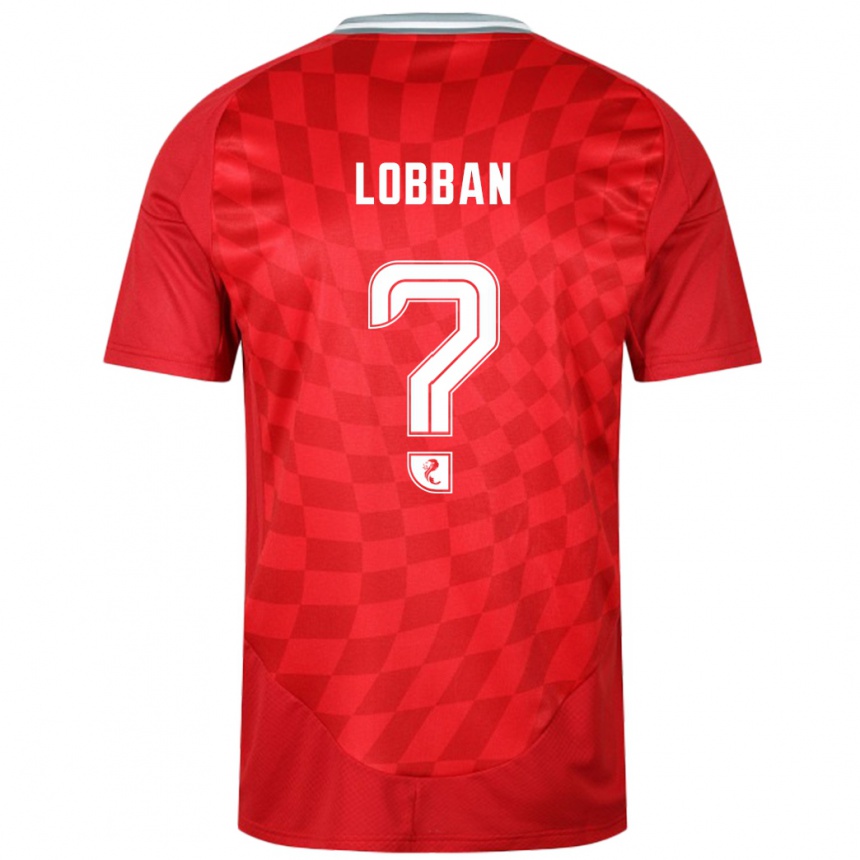 Niño Fútbol Camiseta Dylan Lobban #0 Rojo 1ª Equipación 2024/25 México