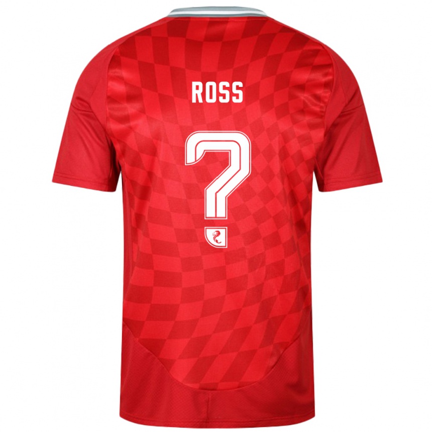 Niño Fútbol Camiseta Dylan Ross #0 Rojo 1ª Equipación 2024/25 México