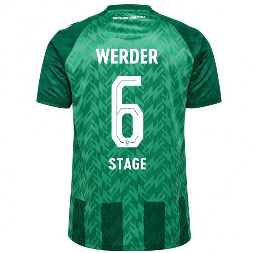 Niño Fútbol Camiseta Jens Stage #6 Verde 1ª Equipación 2024/25 México