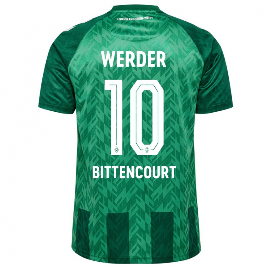 Niño Fútbol Camiseta Leonardo Bittencourt #10 Verde 1ª Equipación 2024/25 México